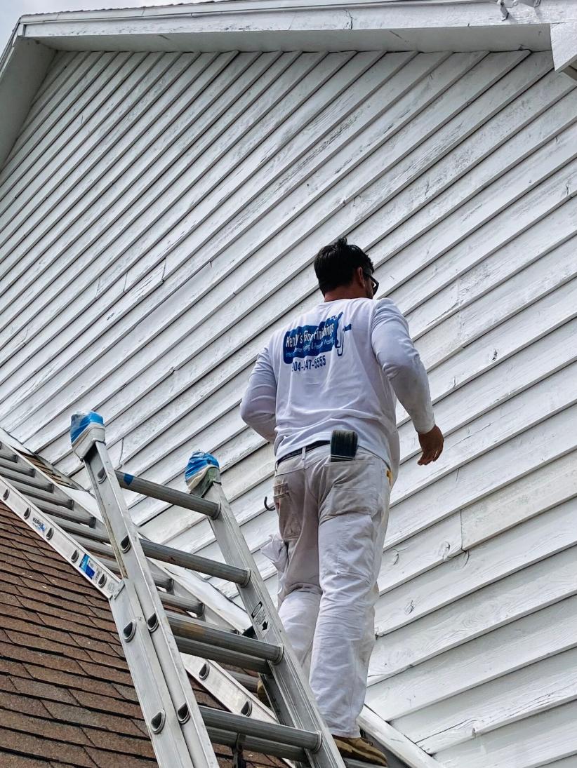Exterior painting work in St. Augustine by Henley's Fine Finishings