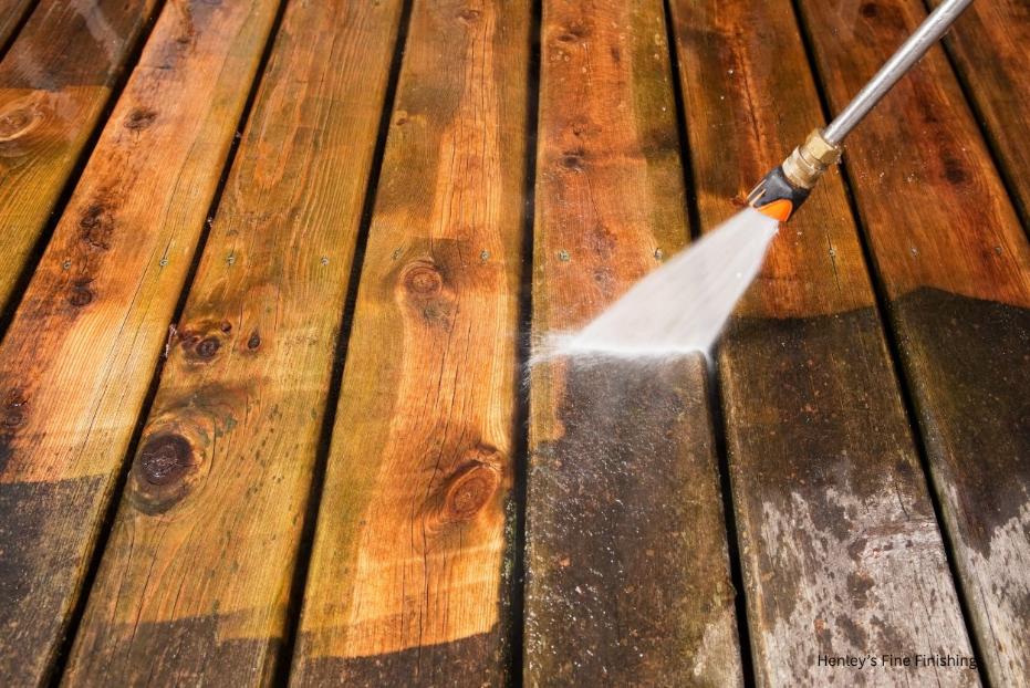 Pressure washing service in St. Augustine by Henley's Fine Finishings