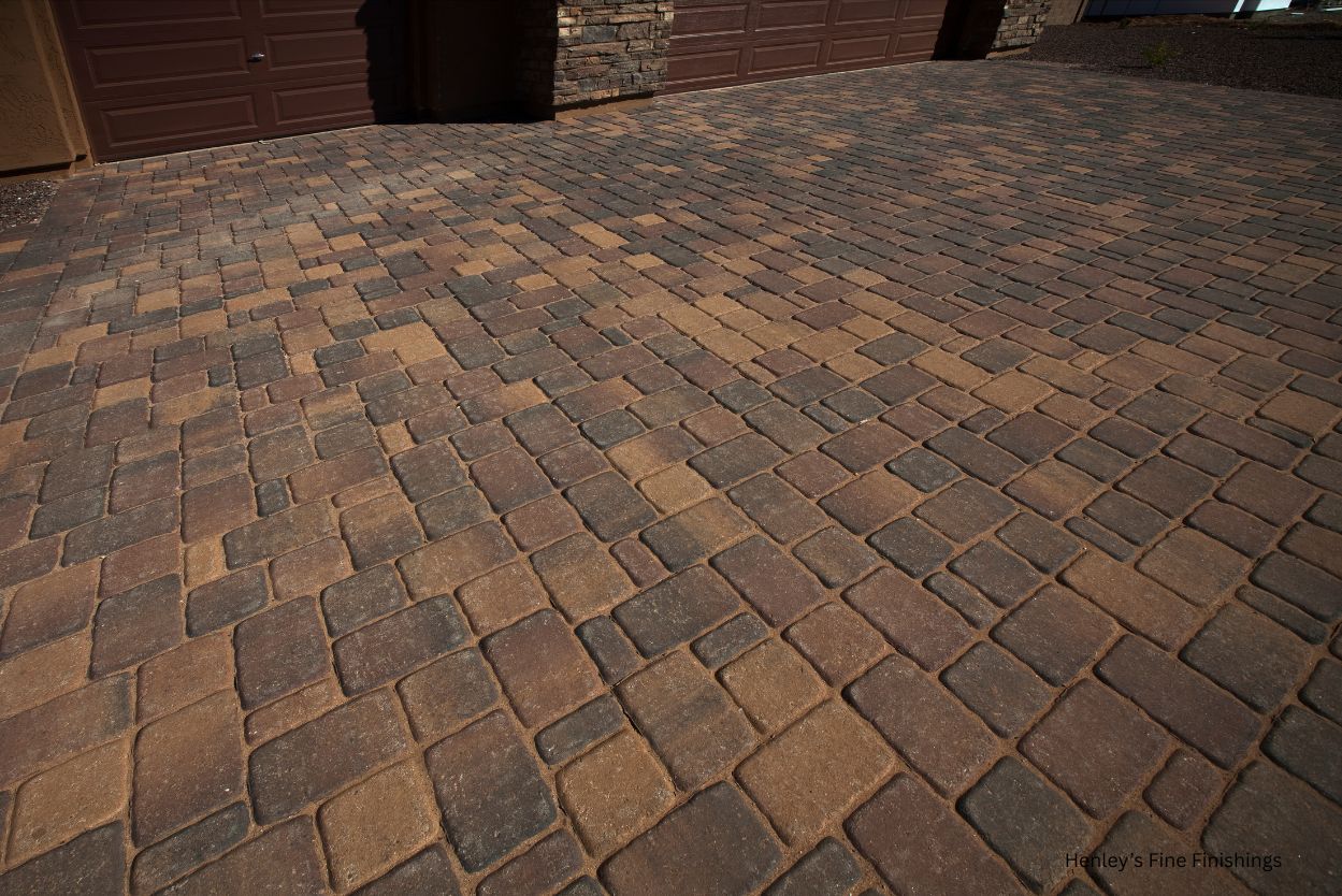 Driveway paver sealing in St. Augustine by Henley's Fine Finishings